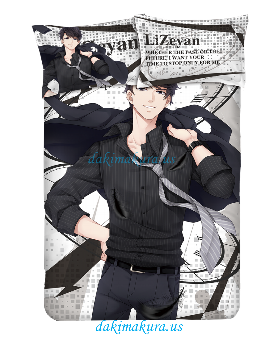 Li Zeyan Anime Bedding Sets,Bed Blanket & Duvet Cover,Bed Sheet with Pillow Covers